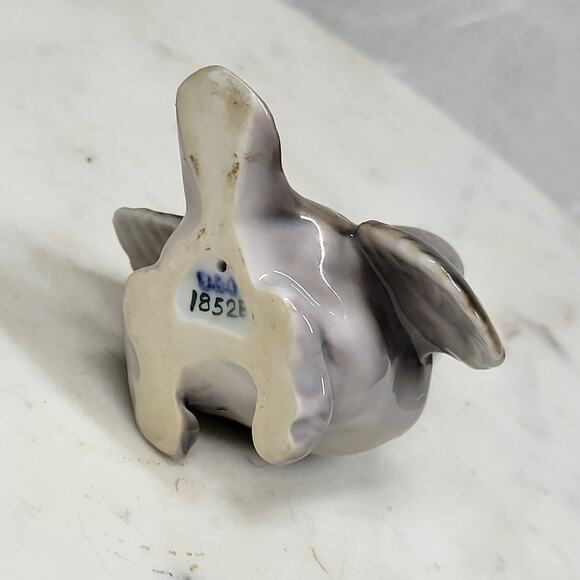 Vtg Bing Grondahl Young Sparrow Porcelain Figurine 1852 Tan Screeching For Food - Picture 10 of 14